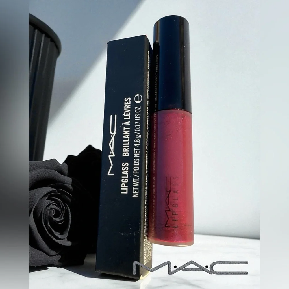 MAC LUST FOR LIFE LIPGLASS. LIMITED EDITION. RARE. NEW IN BOX.